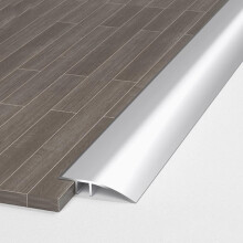 Aluminum Floor Transition Strip Door Bar,Floor Bar for Doorways Threshold Ramp Tile Laminate Planks,Bridge The Height Between 6-12mm(Silver,0.9m ?