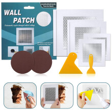 4" 6" 8" (Two of Each) Wall Repair Patch, Plasterboard Patch, Safe Mend Plaster Repair Kit, Safemend Drywall Repair Adhesive, Filler for Walls Ceiling