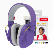 Alpine Muffy Kids Ear Defenders Children aged up to 16 ? CE & UKCA Certified ? 25 dB Noise Cancelling Headphone for Autism, Sensory Aid ? Premium