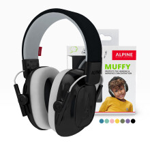 Alpine Muffy Kids Ear Defenders Children aged up to 16 ? CE & UKCA Certified ? 25 dB Noise Cancelling Headphone for Autism, Sensory Aid ? Premium