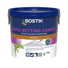 Bostik Rapid Setting Cement 5kg - Fast-Setting 20 Minute Waterproof Repair Mortar - Ready Mixed, Just Add Water - Strong & Durable - For Drain Repairs