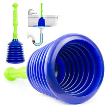 Luigi's Sink Plunger - Drain Plunger Sink Unblocker - Plungers for Unblocking - Drain Plungers for Bathroom Kitchen Bath Shower - Unblock Pump with