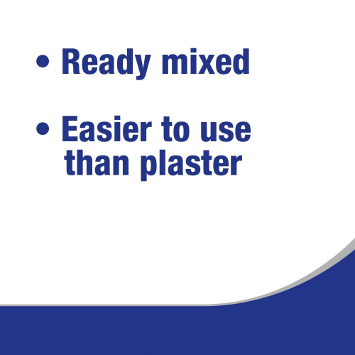 Polycell PLCPRPS25L Plaster Repair Polyfilla Ready Mixed - 2.5 L, Multicolor 2