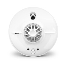 FireAngel HW1-R Mains Powered Heat Alarm for Kitchen with 9V Battery Backup, Hardwired Heat Fire Alarms for Home, Attic, Garage, White, 1-Pack