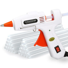 Hot Glue Gun Mini Glue Gun with 30pcs Glue Sticks Upgraded Version, 50W Hot Glue Gun Fast Heating for Home and DIY Craft (White)