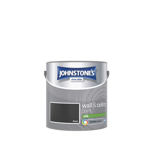 Johnstone's Johnstone's 306592 Vinyl Silk Emulsion - Black,2.5