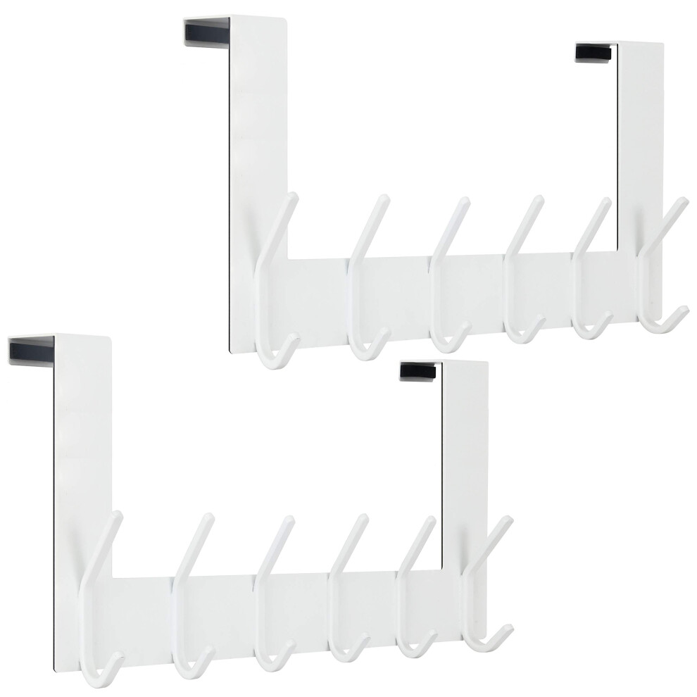 Webi Over The Door Hook White,Over The Door Towel Rack,Over Door Hanger,Door Coat Hanger,Towel Hanger Over The Door Coat Rack For Hanging 5051221770505