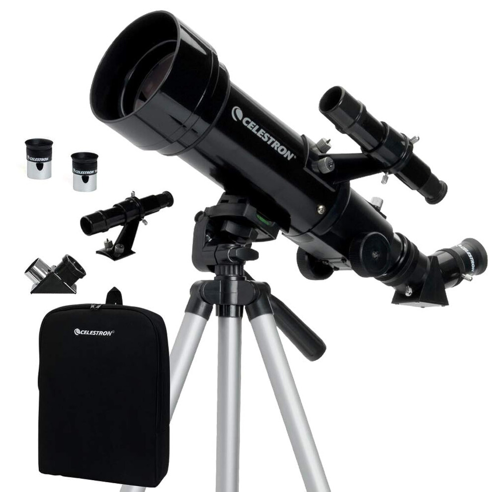 Celestron 21035 Travel Scope 70 Portable Refractor Telescope Kit With Backpack, Black