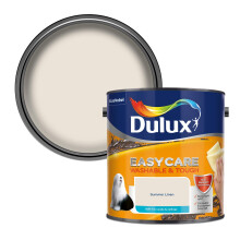Dulux Easycare Washable & Tough Matt Emulsion Paint For Walls And Ceilings - Summer Linen 2.5 Litres