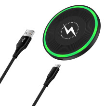 15W Wireless Charger Fast Charging Pad for Samsung Galaxy S24 Ultra/S24/S23/S22/S21/S20/S10/Z Flip 6,Google Pixel 8 Pro 7a 6 5XL iphone Wireless Phone