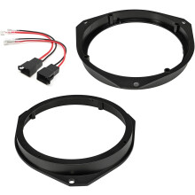 Sound-way Spacer rings adapters and harness kit for 6.5" inch / 165 mm speakers compatible with Fiat, Lancia, Alfa Romeo, Vauxhall, Ford, Peugeot,