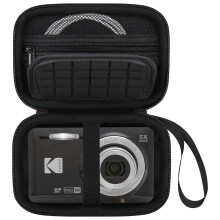 Elonbo Camera Carrying Case for Kodak PIXPRO FZ55 / FZ53 / FZ45 / FZ43 16MP Digital Camera, Vlogging Camera Storage Holder Travel Bag, ?Mesh Bag Fits