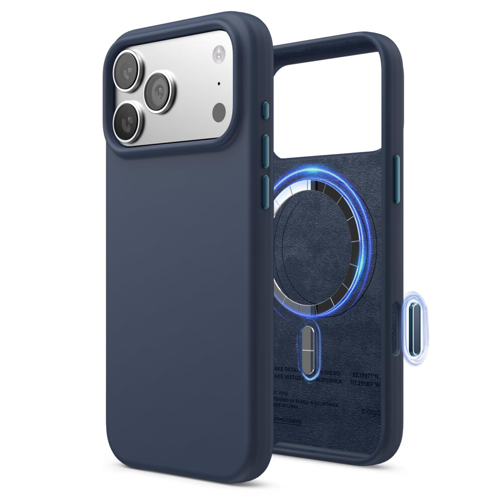 Elago Magnetic Silicone Case Compatible With Iphone 17 Pro Max Case 6.9? - Compatible With Magsafe, Premium Liquid Silicone Material, Protective 5051222426838