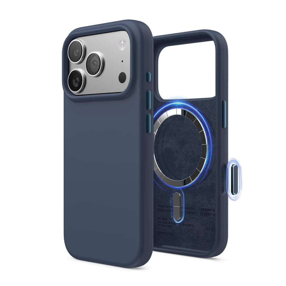 Elago Magnetic Silicone Case Compatible With Iphone 17 Pro Case 6.3? - Compatible With Magsafe, Premium Liquid Silicone Material, Protective Cover, 5051221774589
