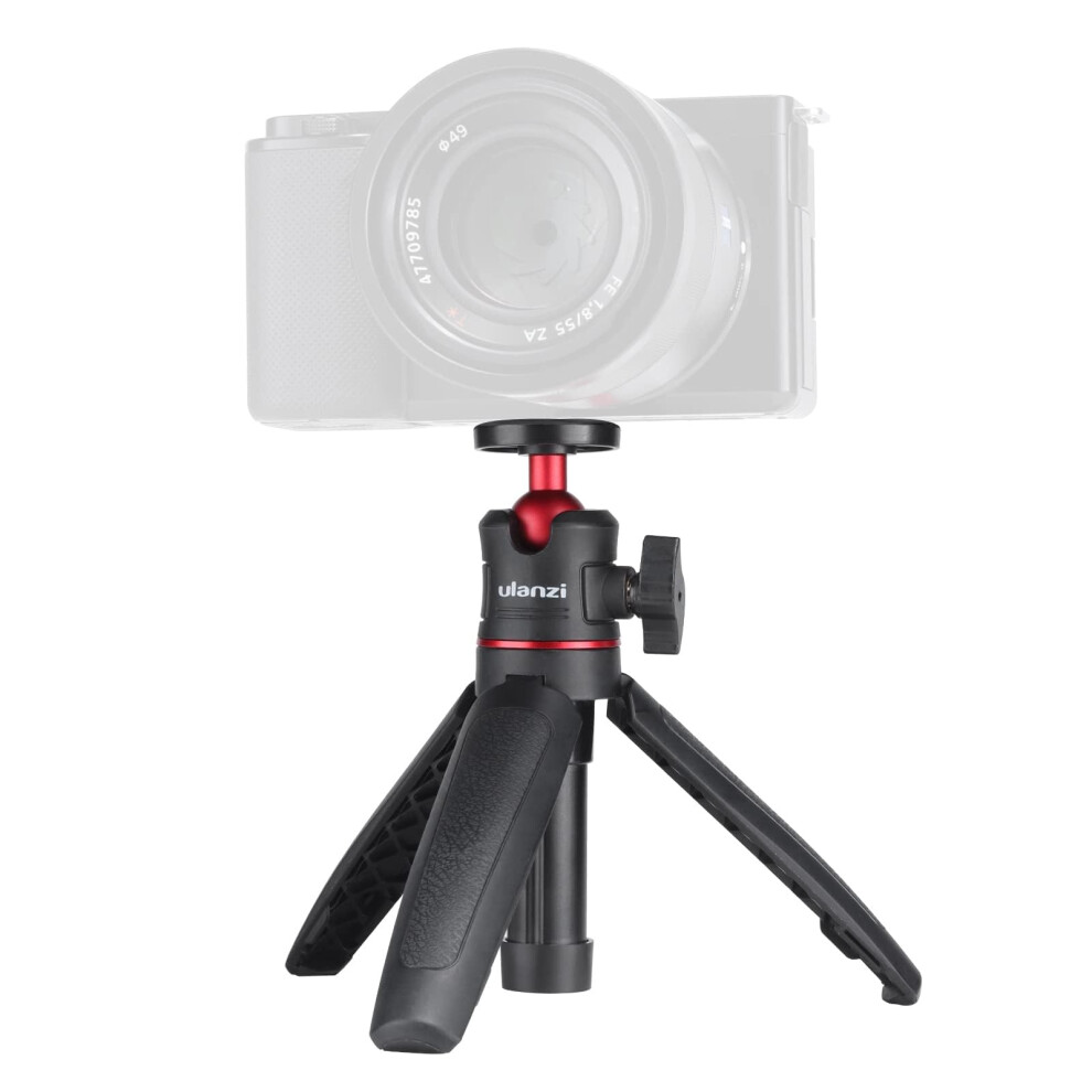 Ulanzi Mt-08 Compact Travel Tripod - Portable Mini With 1/4 Inch Screw - Compatible With Sony Zv1/Rx100 Vii/Rx1r Ii, Canon G7x Mark, Fujifilm X100v, 5051221779522