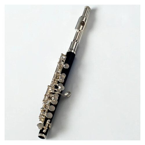 Nickel Plated Piccolo Flute 16 Hole Closed Key with Case for Beginner Practice 2