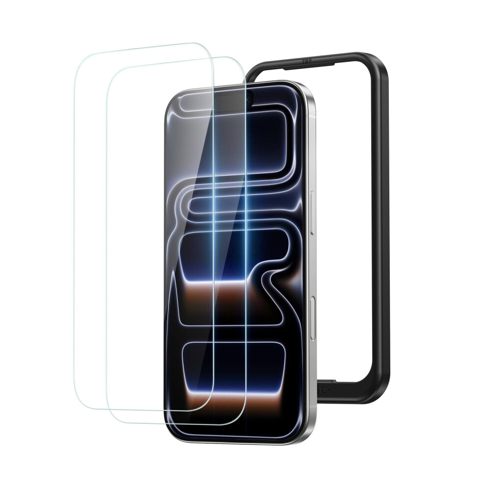 Nimaso For Iphone 17 Pro Screen Protector 6.3-Inch, 2 Pack 9H Hardness Hd Clear Tempered Glass Military Grade Shatterproof, Anti-Scratch, With Easy 5051221777054