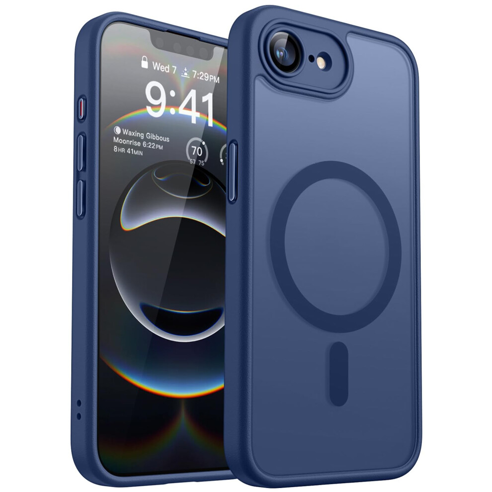 Canshn Magnetic Compatible With Iphone 16E Case(6.1 Inch), Upgraded [Full Camera Protection] [Compatible With Magsafe] [Translucent Matte] Shockproof 5051221777566