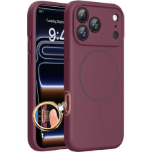 Miracase for iPhone 17 Pro Max Case, Compatible with MagSafe, Integrated Silicone Camera Control Cover, 3.0mm Thicken Shockproof Drop Protection Phone