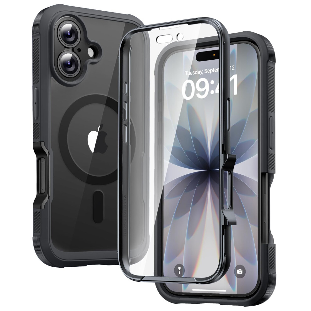 Photos - Other for Mobile Diaclara Magnetic for iPhone 17 Case 6.3-Inch, Fit for MagSafe, Full Body Bumper Case with Built-in Touch Sensitive Anti-Scr