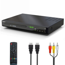 Blu-ray DVD Player for TV -1080P HD Blu-ray Player with HDMI/AV/Coaxial Output, USB input, All Regions dvds and Region B/2 Blu-Ray Disc, PAL/NTSC