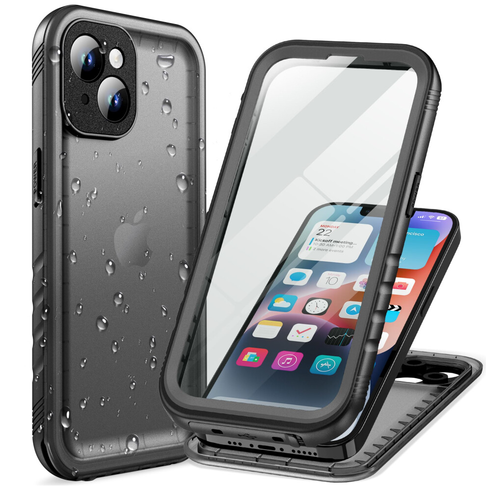 Cozycase For Iphone 14 Case Waterproof - 360 Heavy Duty With Screen/Camera Protector Shockproof Ip68 Underwater Dustproof Water Dust Shock Proof 5051222429341
