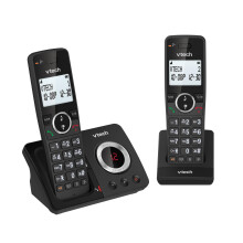 VTech ES2051 DECT Cordless Phone with Answering Machine,Call Block,Easy-to-Read Backlit Display,Landline Phone with 18 Hours Talk-time,Volume