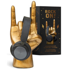 Luckies Headphone Stand | Headphone Holder | Rock On Hand | Headset Stand | Mens Jewellery Holder | Mens Desk Accessories | Controller Holders |
