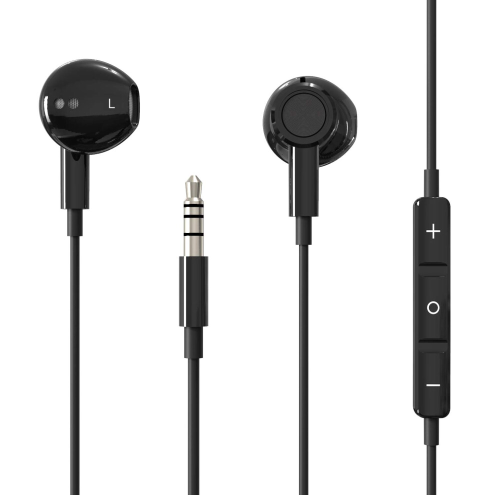 Benewy Hi-Res Extra Bass Earbuds Noise Isolating In-Ear Headphones Wired Earbuds With Microphone For Iphone,Ipod,Ipad,Mp3,Huawei,Samsung,Lightweight 5051221782409