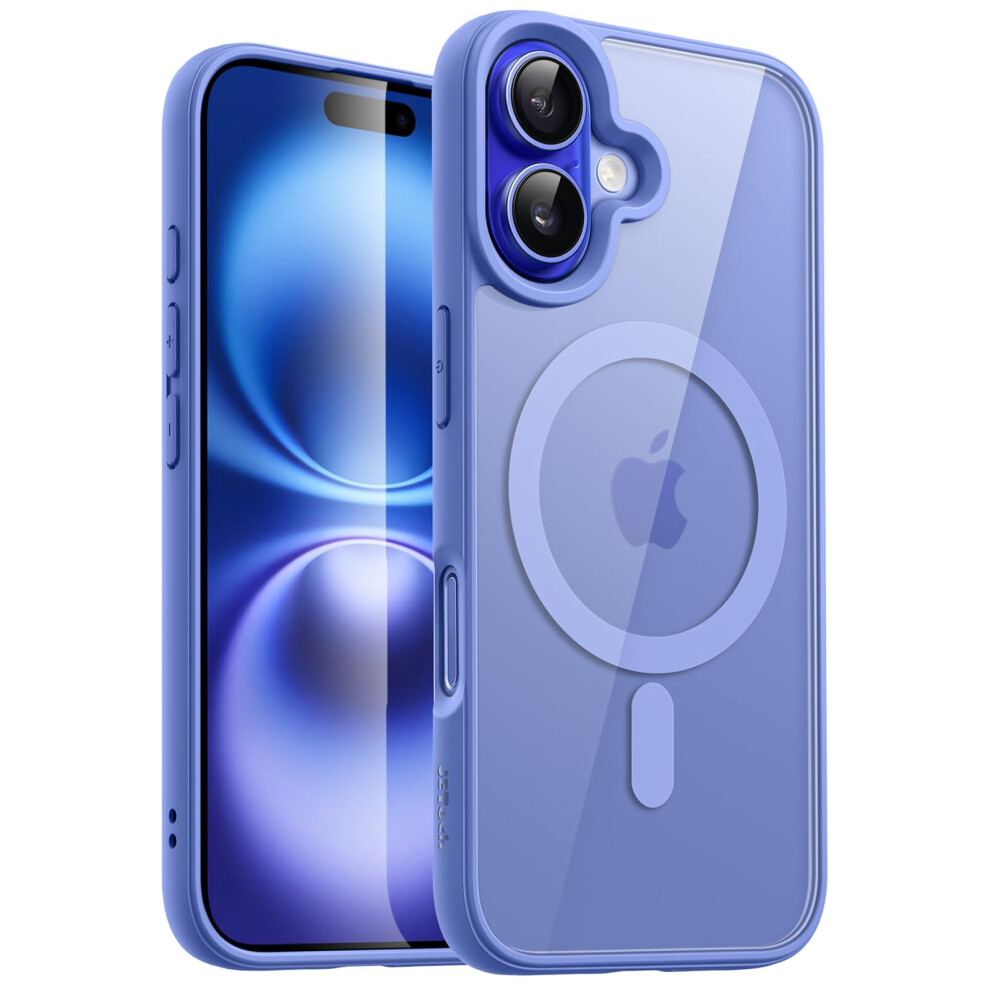 Jetech Magnetic Case For Iphone 16 Plus 6.7-Inch Compatible With Magsafe, Shockproof Phone Bumper Cover, Solid Color Matte Tpu Frame, Anti-Scratch 5051221780986