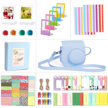 Riosin Instant Mini 12 Accessories Compatible with Fujifilm Instax Mini 12 Camera,Include mini 12 Case,Album,Filters,Wall Hang Frames,Film