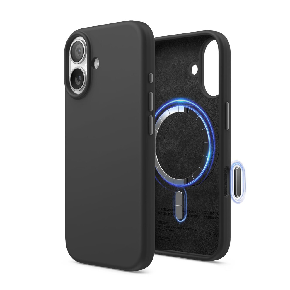 Elago Magnetic Silicone Case Compatible With Iphone 17 Case 6.3? - Compatible With Magsafe, Premium Liquid Silicone Material, Protective Cover, 5051221784151