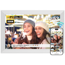 REUMAR 32GB Digital Photo Frame?10.1inch Smart WiFi Digital Picture Frame 1280x800 IPS LCD Touch Screen, Type-c Auto-Rotate,Share Photo or Video