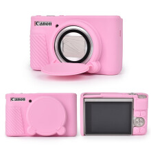 MUZIRI KINOKOO Silicone Case for Canon PowerShot SX740 SX730 HS Camera - Soft Rubber SX730 SX740 HS Protective Case with Removeable Lens Cover - Slim