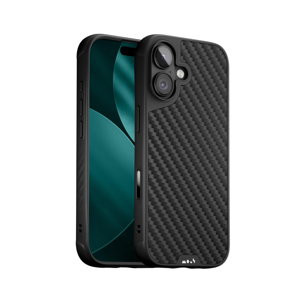 Mous For Iphone 17 6.3-Inch Case, Compatible With Magsafe - Limitless - Protective Iphone 17 Carbon Fibre Cover - Shockproof, Full Camera Protection, 5051222429044