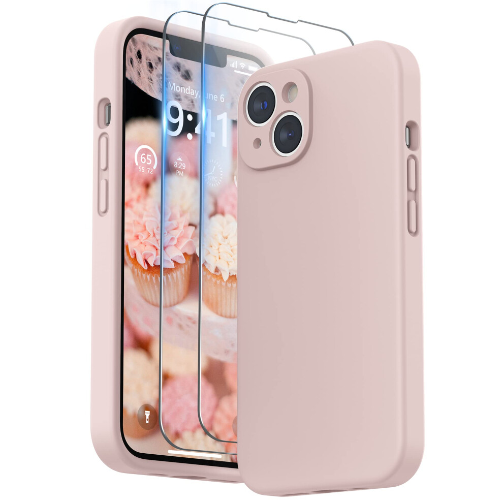 Surphy Compatible With Iphone 14 Plus Case With Screen Protector, Liquid Silicone Individual Protection For Each Lens Shockproof Thickened Rubber For 5051221784854