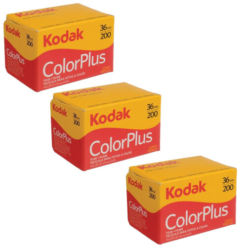 Kodak Kodak colorplus film 200 (pack of 3)