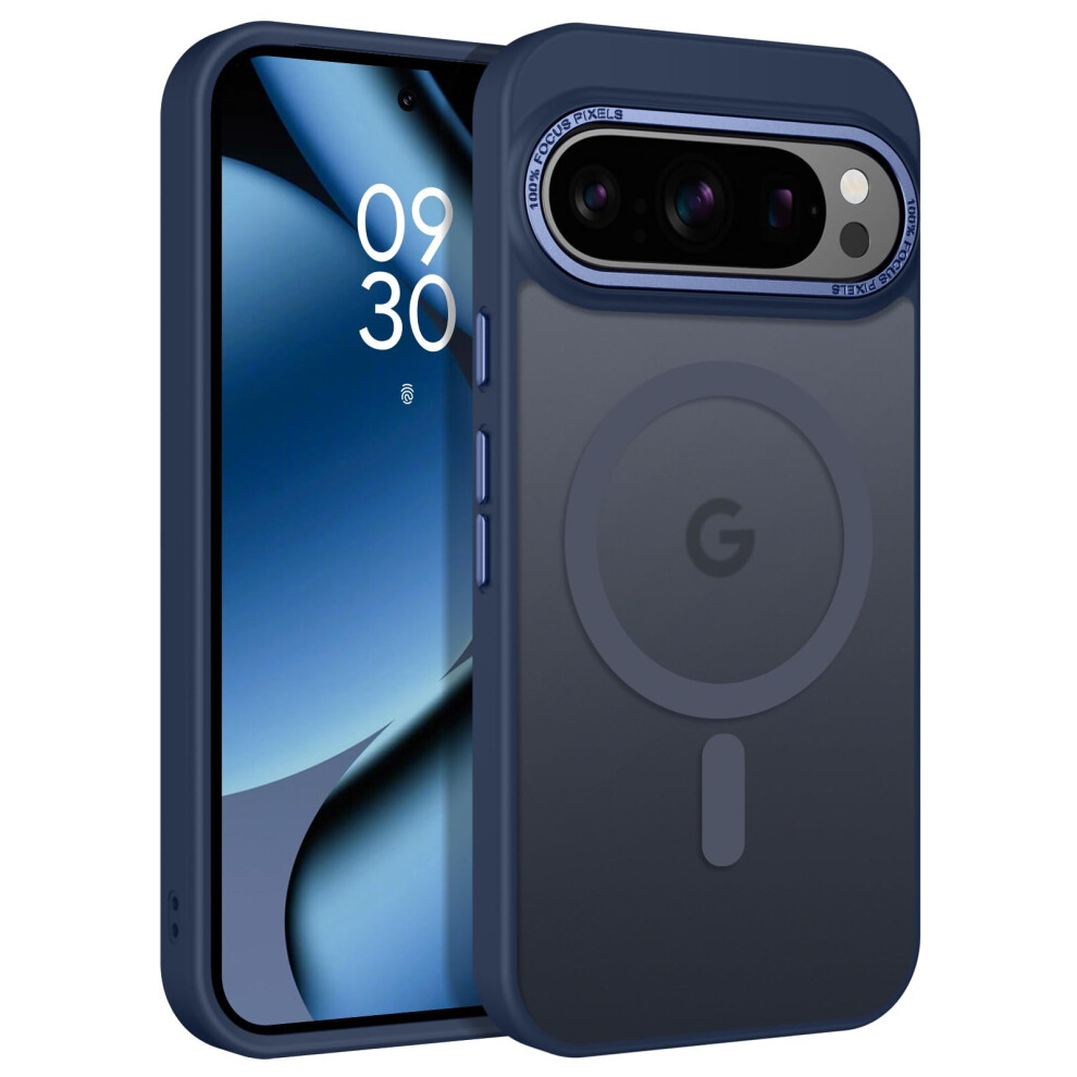 Guagua Magnetic For Google Pixel 10/10 Pro Case [Compatible With Magsafe & Pixelsnap] [Military Grade Protection] Translucent Matte Back Slim 5051221789781