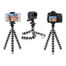 micros2u Octopus Flexible Robust Gorilla Tripod For Gopro, Action Cams, Camera, Phone, iPhone. Landscape/Portrait Modes