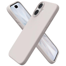 ORNARTO Compatible with iPhone 17 Case 6.3", Slim Liquid Silicone 3 Layers Full Covered Soft Gel Rubber 17 Phone Cases Cover 6.3 inch-Stone Gray