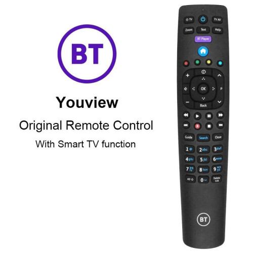 BT REMOTE - GENUINE ORIGINAL BT YOUVIEW REMOTE CONTROL - LATEST MODEL. - BT TV Remote control - BT Remote Control 2