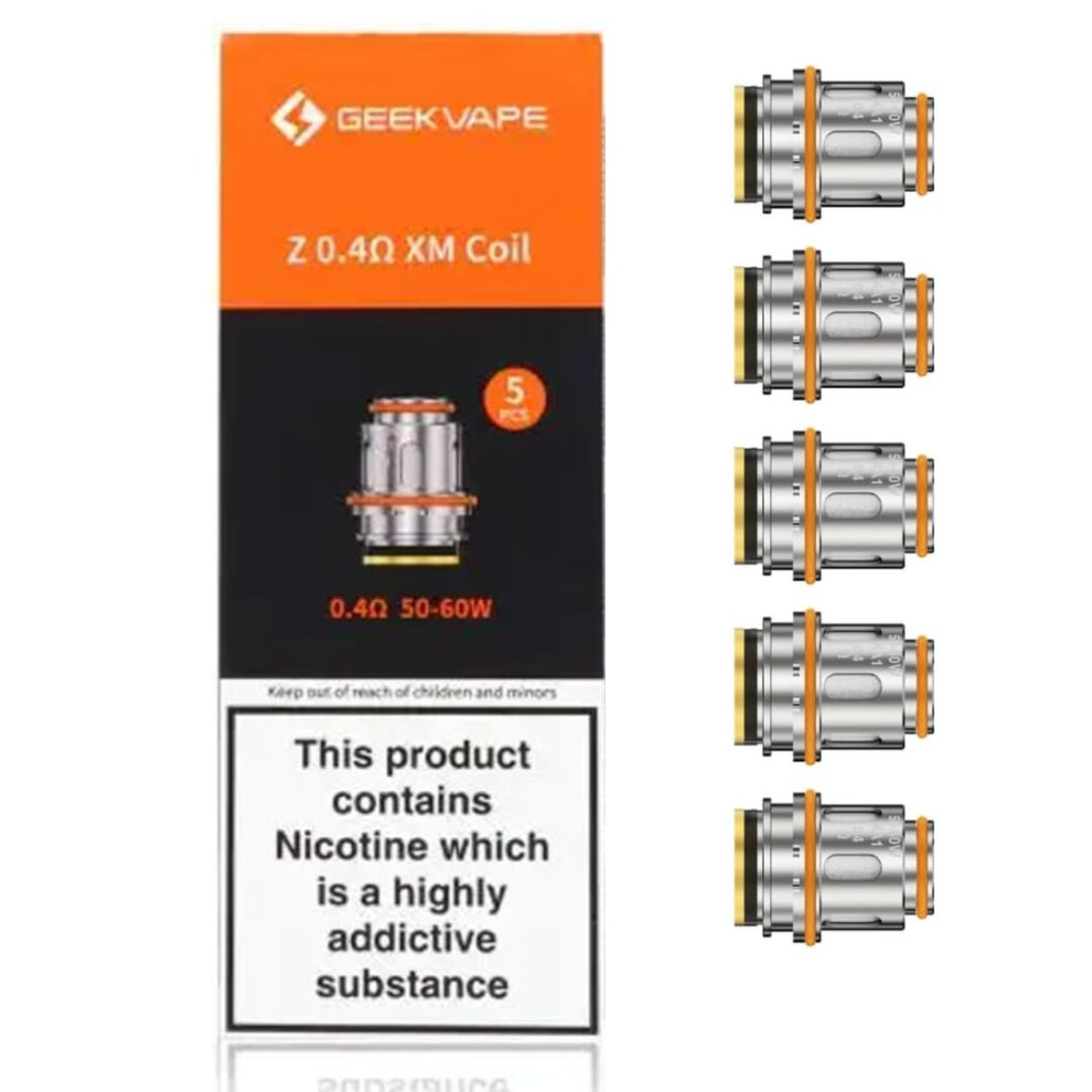 Survival Boyz Geekvape Zeus Coils 0.4 Xm Coils Pack Of 5 - Geek Vape Coils, Geekvape Coils Geekvape Z Coils, Geekvape Z Series Coil - No Nicotine (0.4 Xm)
