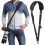 waka Camera Shoulder Strap, Anti-slip Over Shoulder Camera Sling Strap Quick Release with Safety Tether, Comfortable Camera Neck Strap for DSLR Camera 1