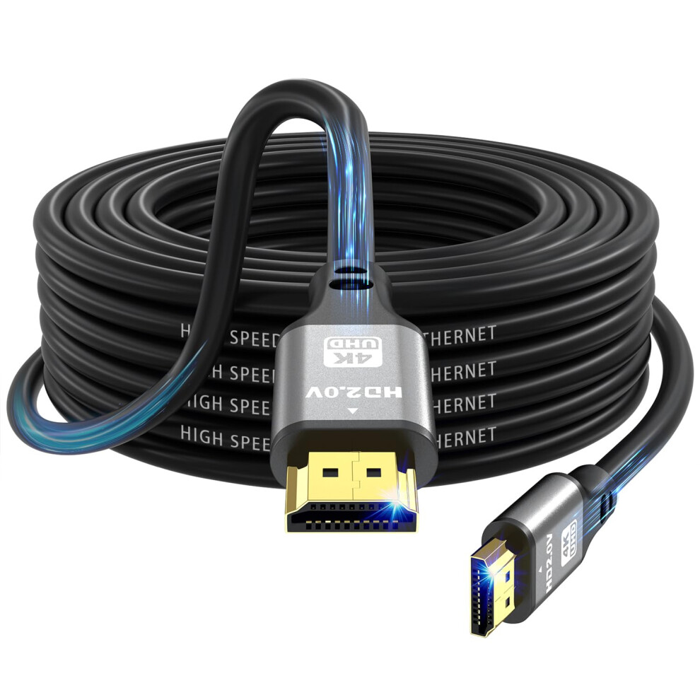 Jojobnj 4K Hdmi Cable 10M, High Speed Hdmi 2.0 Cord 4K@60Hz 18Gbps, Ultra Hd,Ethernet Audio Return,1080P,3D,Arc, Hdr Compatible With 5051221791692