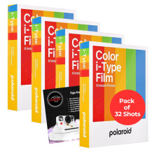 I-Type Color Film Bundle for Polaroid Camera (Pack of 32 Shots) - Compatible with Polaroid I-Type, not Go or 600 Cameras - Clikoze Instant Cameras
