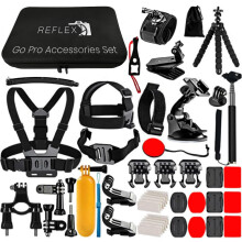 Reflex Camera 50 in 1 Action Camera Accessories Kit for the new GoPro Hero 13 and Hero 9-12, DJI Osmo Action 2, 3, 4, Pro 5, Insta360 Ace Pro/Ace Pro