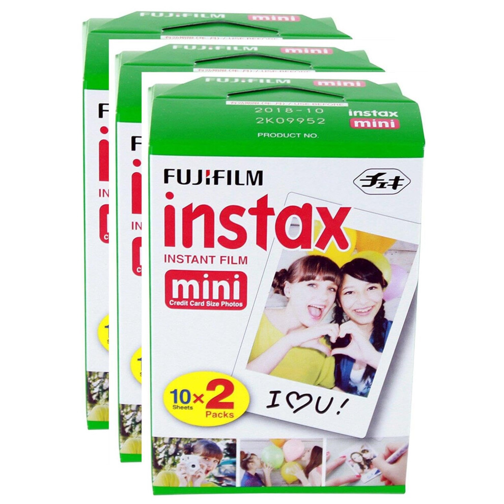 Instax Fujifilm Mini Film Bundle Pack (60 Shots)