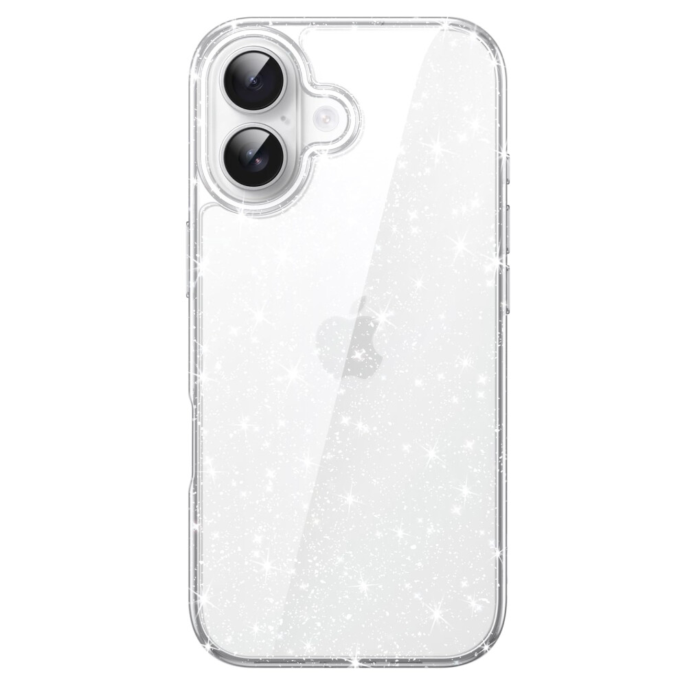 Jetech Glitter Case For Iphone 17 6.3-Inch, Bling Sparkle Shockproof Phone Bumper Cover, Cute Sparkly For Women And Girls (Clear) 5051221793962
