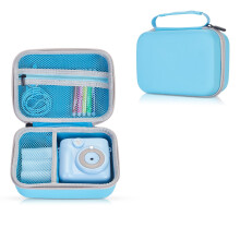 Riosin Kids Camera Case Compatible with Hangrui/TIATUA/CalineGam/ETIKEZ/GREENKINDER/Luoba/Himont/Gofunly/ASTGMI Kids Camera Instant Print, Hard