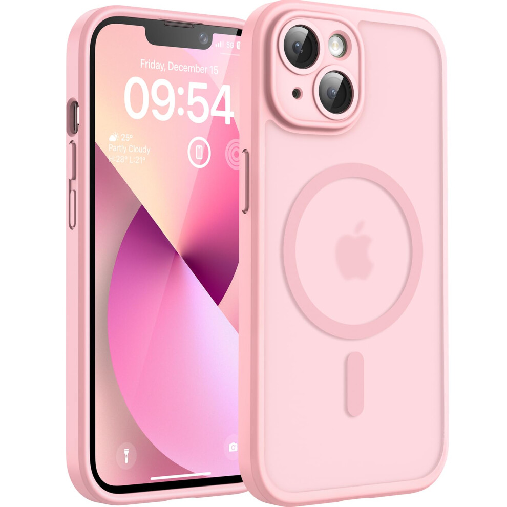 Tocol For Iphone 13 Case, Fit For Magsafe, Upgraded Full Camera Protection, 14Ft Military Grade Shockproof Magnetic Thin Slim Frosted Translucent 5051221790718